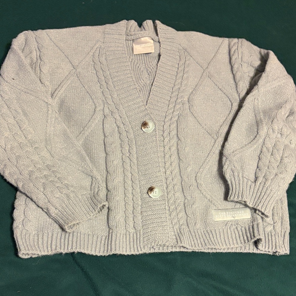 TAYLOR SWIFT.  TTPD. TORTURED POETS DEPARTMENT CARDIGAN NEW